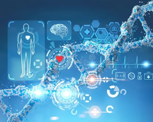medical-hud-dna-chain-medical-hud-blue-white-dna-sketch-against-blurred-blue-background-toned-image-double-102762675